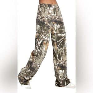Micas Camo Cargo Denim Pants